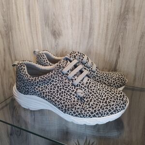 Nurse Mates Women's Velocity Medical Professional Shoes Print Sneakers Sz 7 Wide